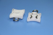 BMW X6 X5 GT WHITE WINDOW REGULATOR SLIDER PIVOT CLIPS 2PCS