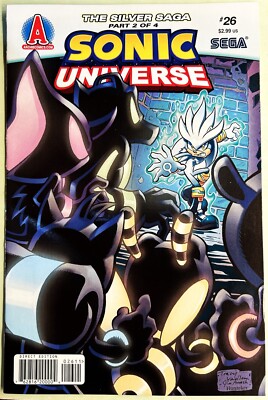 SONIC UNIVERSE Comic #26 May 2011 1st Ed THE SILVER SAGA 2 of 4 Bagged Board VF