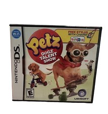 Petz: Dogz Talent Show (Nintendo DS, 2009) Game Manual & Case