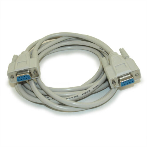 10ft Serial DB9/DB9 Straight-thru RS232 Female to Female Cable - Afbeelding 1 van 3