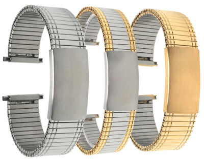 18mm Easy to Adjust Metal Stretch Watch Band  for Oris Atrix GT Date