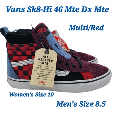 VANS SK8-HI 46 MTE DX Men's Sneakers Shoe Multi/Red VN0A3DQ523A NEW | eBay