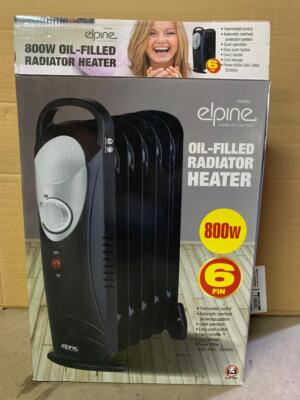 Mini Portable Oil Filled Radiator Heater with Thermostat 800W | eBay