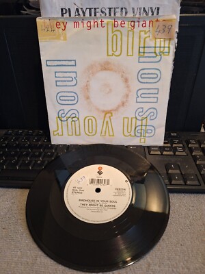 THEY MIGHT BE GIANTS BIRDHOUSE IN YOUR SOUL  VG++ 7'' VINYL SINGLE PICTURE SLEEVE