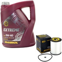 MotoröL Set 5W-40 5 Liter + ÖLfilter SH 4045 L FüR Mercedes Sprinter E-Klasse