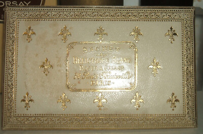 Roger et Gallet Beutel Reispulver ''Heliotrop weiß'' sehr selten voll 12x8cm
