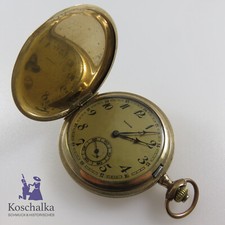Antike FAVOR Taschenuhr Savanette vergoldet Handaufzug um 1920 (11037EB)