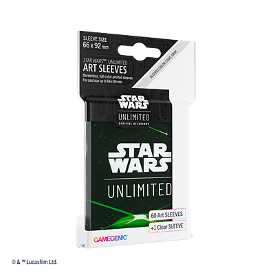 Gamegenic - Star Wars™: ART SLEEVES CARD BACK GREEN