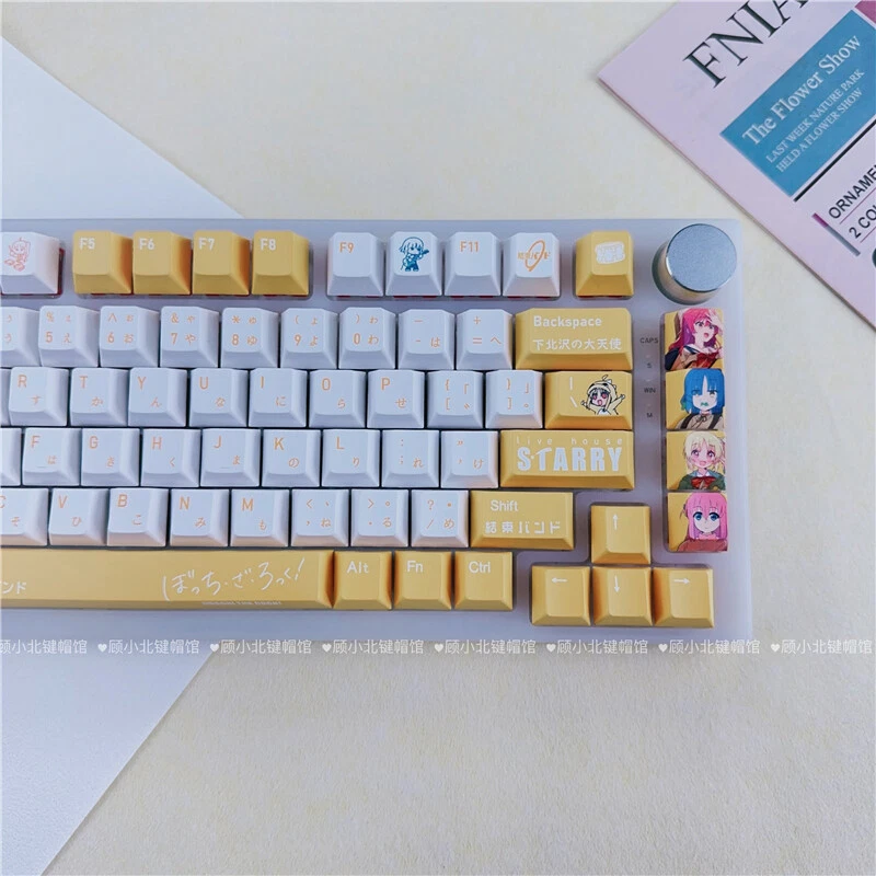 BOCCHI THE ROCK Ijichi Nijika Keycap 137 Keys Dye-sub PBT for Cherry MX Keyboard - Image 4 of 4