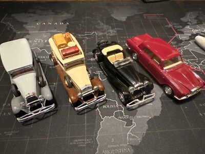 (4) Vintage Eligor 1:43 Diecast model cars France