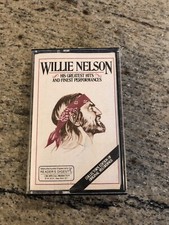 Willie Nelson His Greatest Hits  Finest Performances 1987 Music Cassette Tape 1