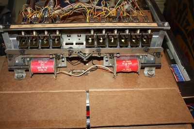 William's EM Pinball Machine 1972 *RELAY BANK *TRAVEL TIME *UNTESTED* for PARTS