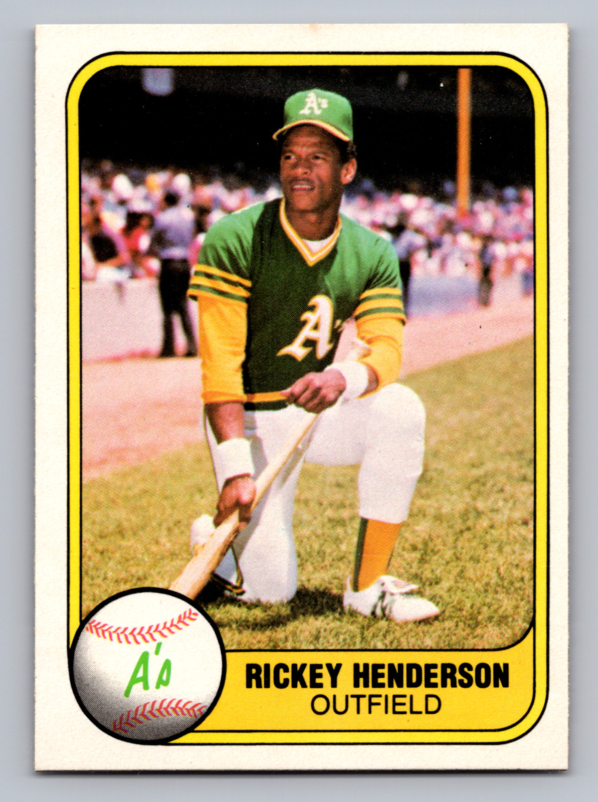 1981 FLEER #574 RICKEY HENDERSON A'S