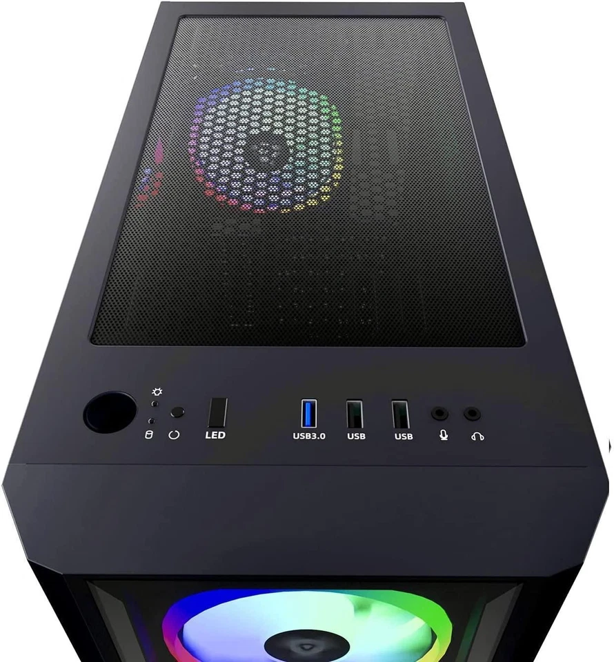 CUSTOM GAMING DESKTOP PC AMD RYZEN 7 5800X 16GB RAM 512GB NVMe RX 550 CU8.60.48 - Image 4 of 4