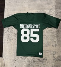 Vintage Michigan State Spartans #85 Mark Ingram Jersey Men’s small Green 