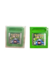 GBC Green Version Game Boy Color, English Cartridge Game Tested USA