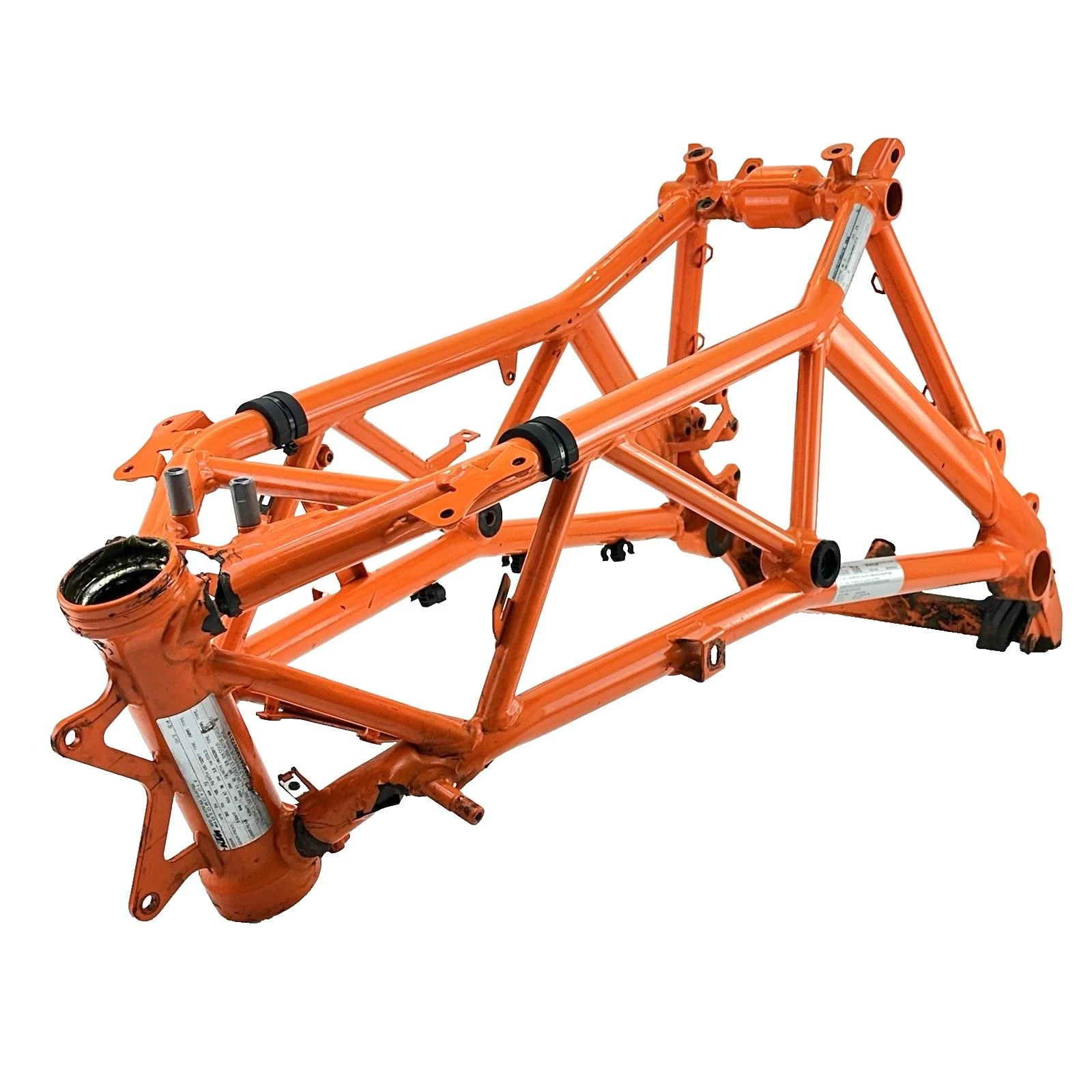 2017 - 2019 KTM 1290 Super Duke Gt Cadre Corps Châssis Orange Cracked Principal