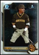 2022 Bowman Chrome Prospects #BCP-193 Rosman Verdugo San Diego Padres