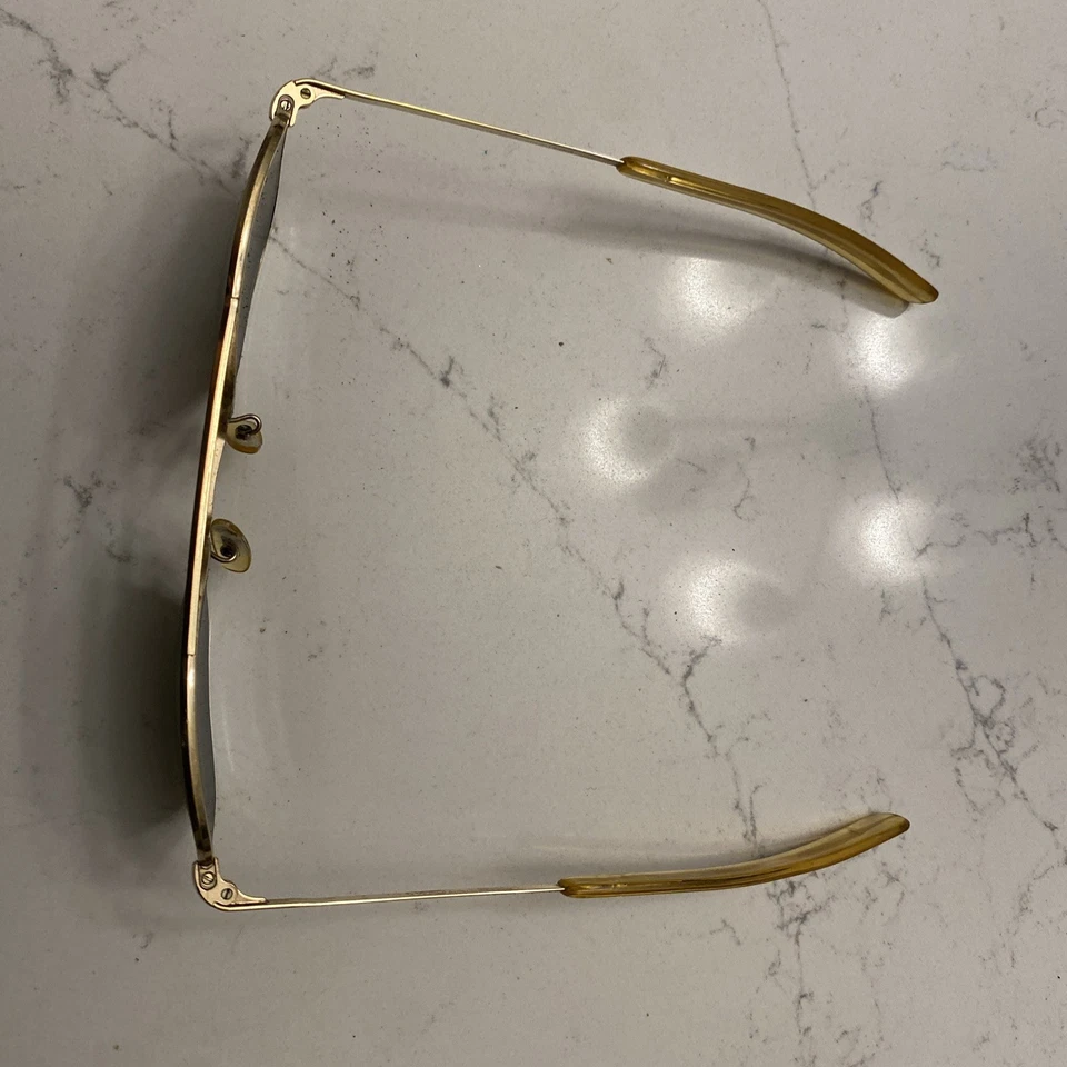 Vintage American Optical AO 5 1/2 Pilot Aviator Sunglasses - Image 2 of 4