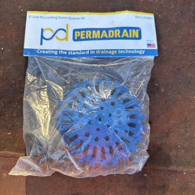 Lp2001 Permadrain 2  Low Profile Locking Done Strainer USA Made