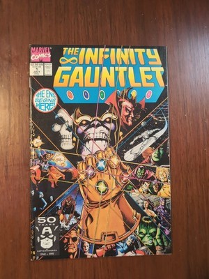 The Infinity Gauntlet #1 (Marvel Comics July 1991) Mid To High Grade