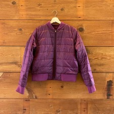 10 - Lululemon Purple Reversible Non-Stop Bomber Jacket Insulated Puffer 1215KM