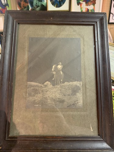 Edward CURTIS 1910 Nez Perce, Original Blind Stamped Photograph, Period Frame