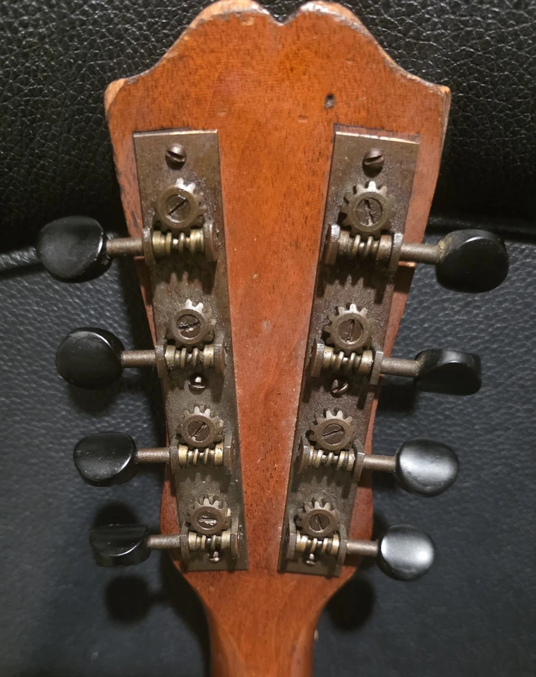 Antique 1920s Banjo-Mandolin Banjolin 9" Skin Head Montgomery Ward Concertone - Image 4 of 4