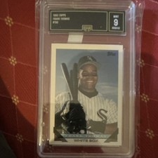 Topps 1993 Frank Thomas #150 Chicago White Sox SGC Graded Baseball Card