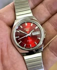 Vintage Refurbished Seiko 5 Sports Auto Stunning Red Dial 6309A