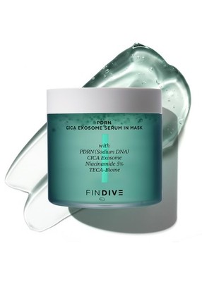FINDIVE OFFICIAL PDRN CICA Exosome Serum in Mask, PDRN Sodium DNA 5,000ppm, C...