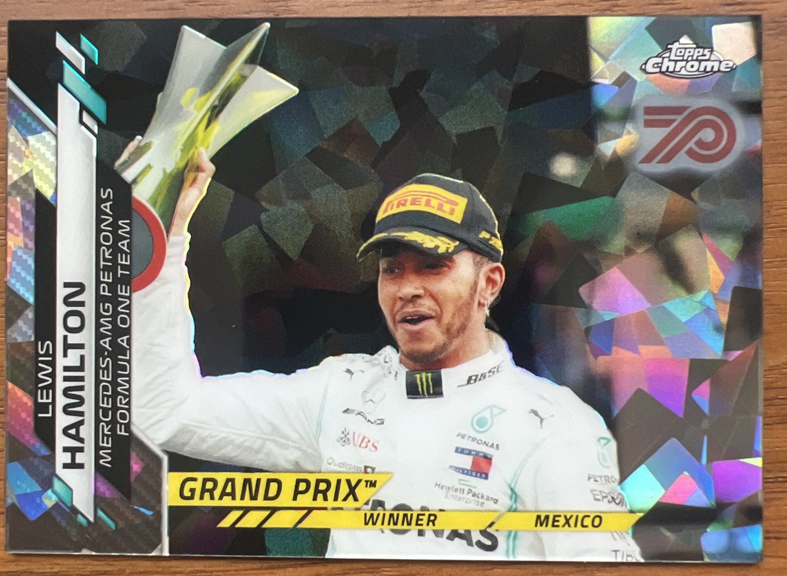 2020 Topps Chrome F1 LEWIS HAMILTON #23/70 70th Anniversary Sapphire #150