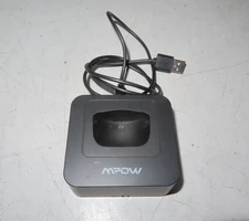 Mpow Bluetooth Headset Bh231a Charger Base Dock Audio + Power Cord