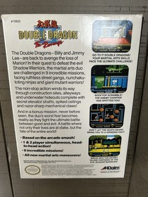 Double Dragon II 2 - Nintendo NES - Originale autentico - completo con manuale