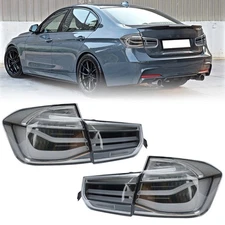 4PCS LED Rear Tail Light Lamp Clear Lens For BMW 3 Series F30 F35 F80 2012-2018