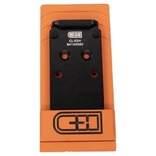 C&H Precision Glrsh V4 Mil/Leo Adapter Black Anodized Trijicon/Holosun Pattern F