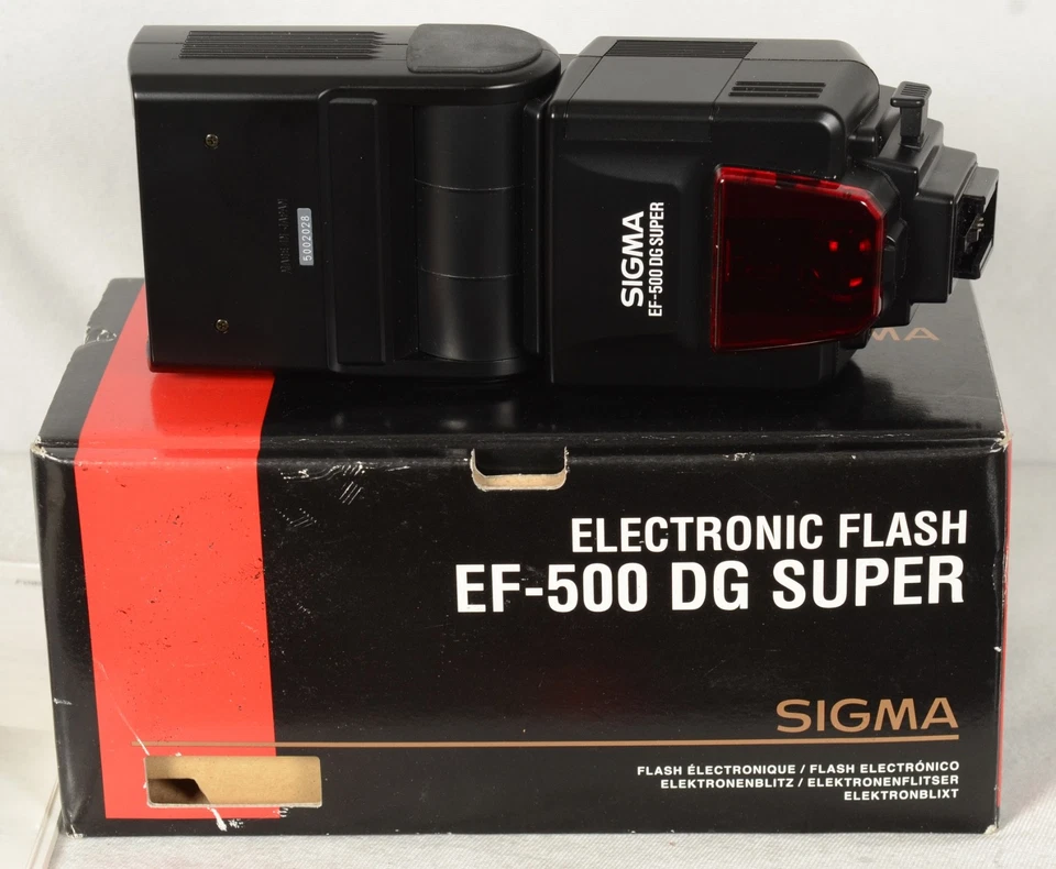 Sigma EF-500 DG Super Shoe Mount Flash for Minolta Auto Focus AF Cameras - Image 4 of 4