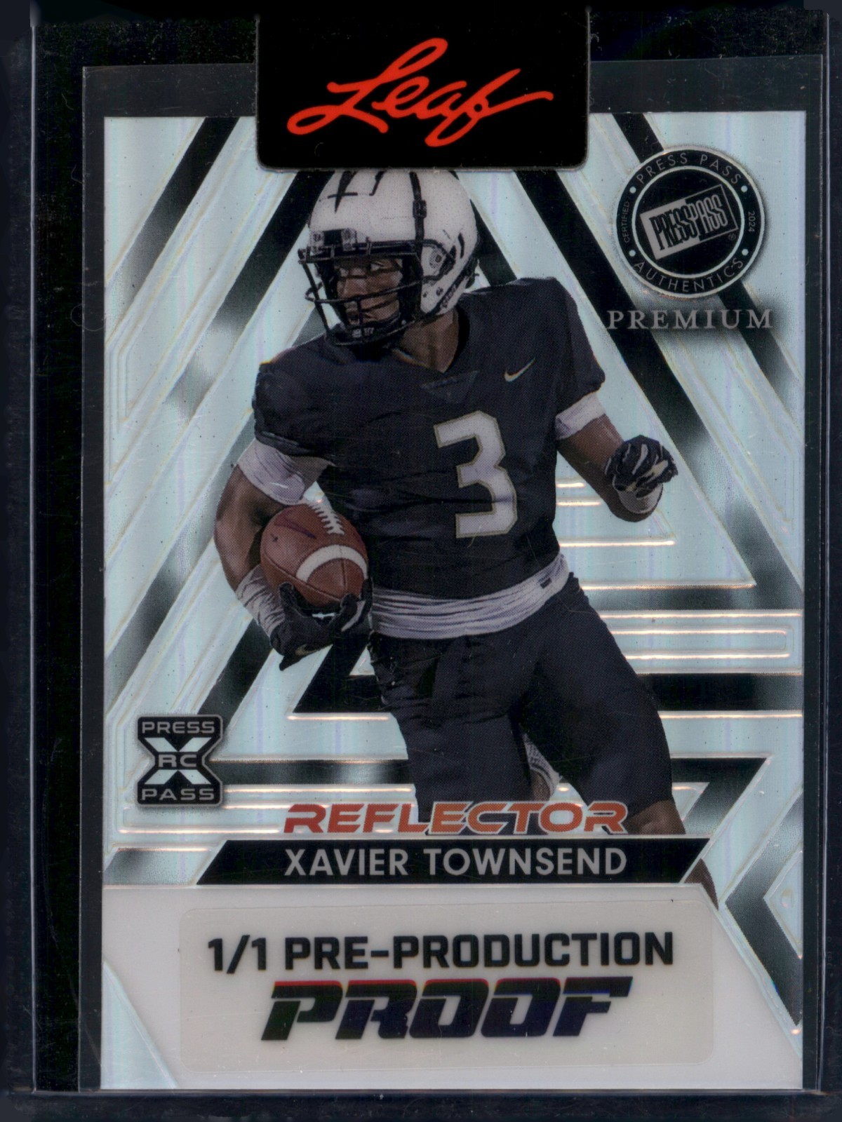 2024 Press Pass Premium Xavier Townsend 1/1 Pre-Production Proof