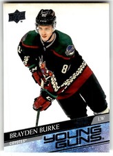 2020-21 Upper Deck Brayden Burke Rookie #499