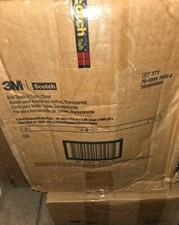 3M Scotch R Box Sealing Tape 371 Clear, 48 mm x 914 m 1.8 In X 999 Yd New In...