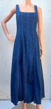 Reformation Amory Denim Midi Dress – Women’s Size 10 – 100% Cotton EUC