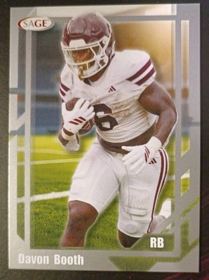 Trading Card Football NFL Davon Booth Cleveland Browns 2026 Sage