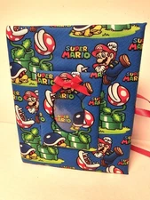 Super Mario Photo Album -Holds 100 4x6 Photos - Handmade