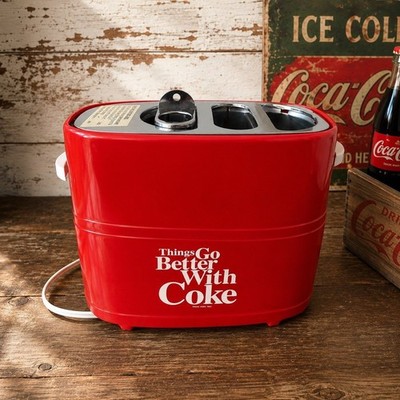 Coca-Cola Nostalgia Hot Dog & Bun Pop-Up Toaster Red HDT600COKE Tested