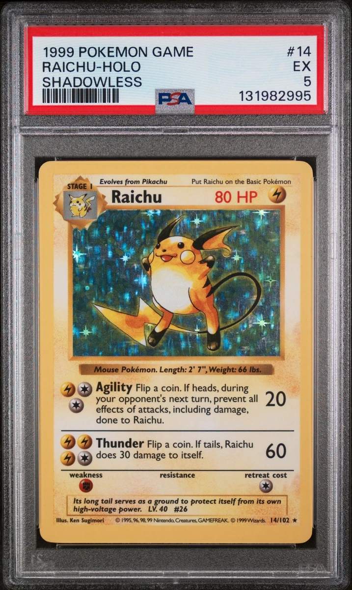 英語版初期　ポケモンカード　raichu shadowless　holo 英語版初期 ポケモンカード raichu shadowless holo ポケモンカード