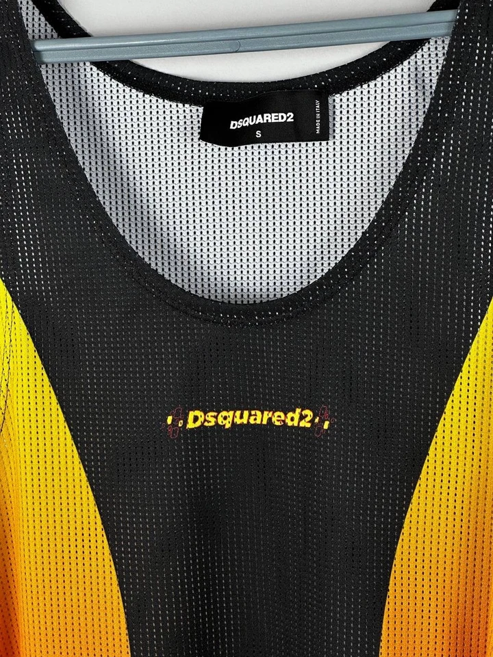 Dsquared2 роскошь сетки Sport Майка размер S - Изображение 4 из 4