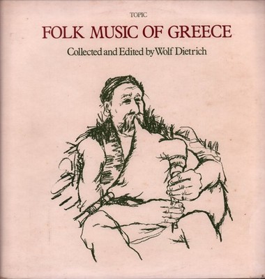 Various Artists Folk Music of Greece LP vinyl UK Topic 1974 with 4 page insert