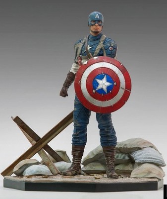 Iron Studios 1:10 Captain America The First Avenger Statue, MCU 10