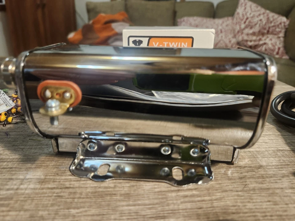 V-Twin Mfg. Chrome 6 Volt Ignition Coil For Harley Davidson 1936-1947 - Image 4 of 4