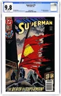Superman #75 Newsstand CGC 9.8 Graded DC Comics Death of Superman Doomsday